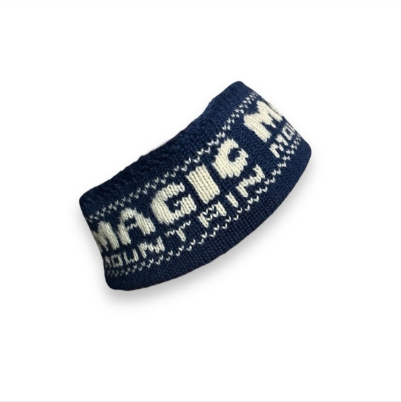 C & L CRAFTS Hand Knit Wool Blend Wide Headband Magic Mountain main image 7